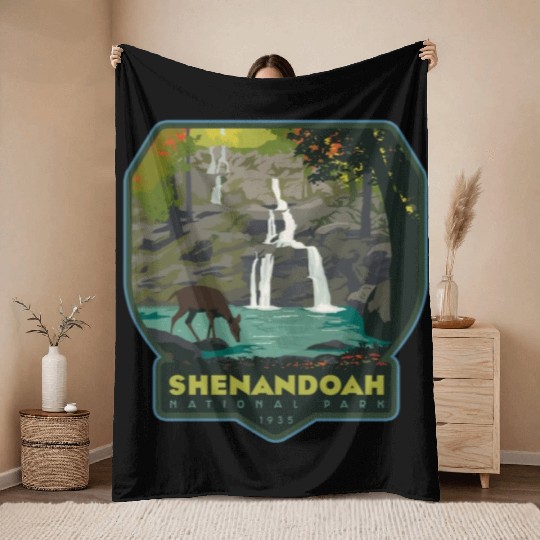 shenandoah national park Throw Blankets