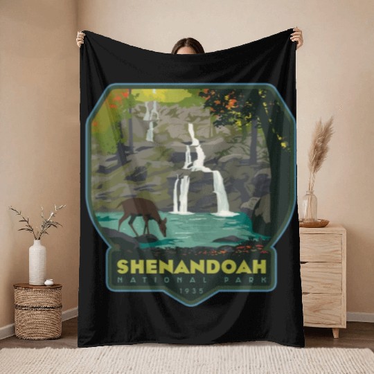 shenandoah national park Throw Blankets