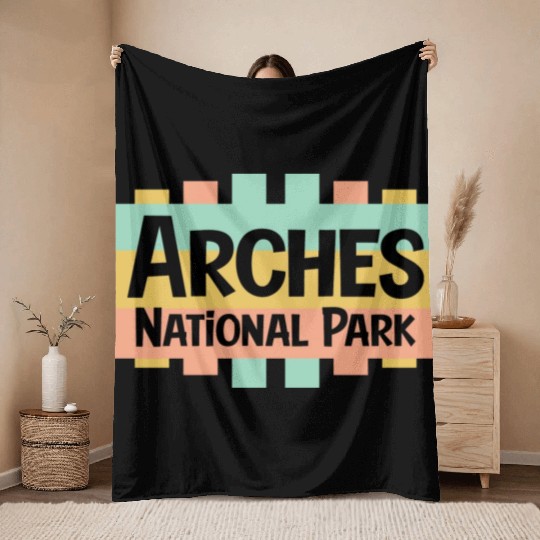 Arches National Park 1 Throw Blankets