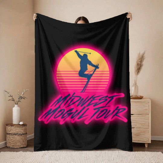 Midwest Mogul Tour Throw Blankets