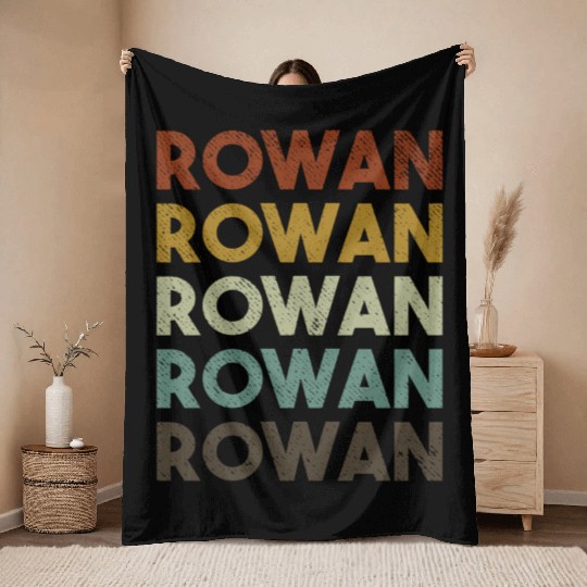 Rowan 80S Style Throw Blankets