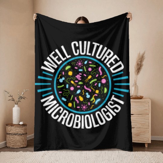 Medical Microbiology Microbiologist Microbiology Throw Blankets