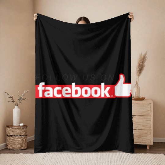 Facebook friends Throw Blankets