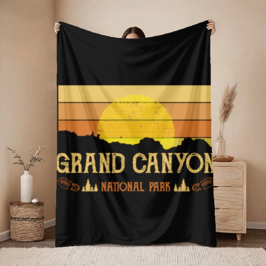Grand Canyon National Park Throw Blankets