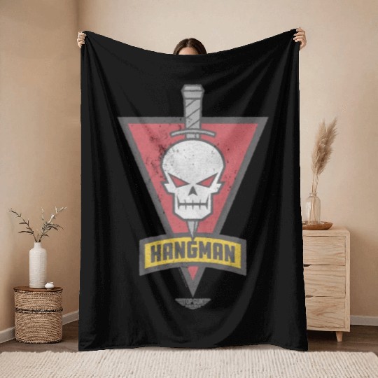 Top Gun Maverick Hangman Call Sign Throw Blankets