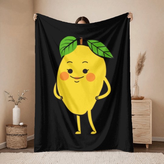 mango Throw Blankets