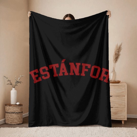 Estanfor White Grey Throw Blankets