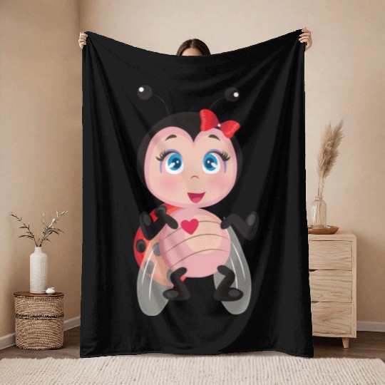 Lucky Ladybug® Throw Blankets