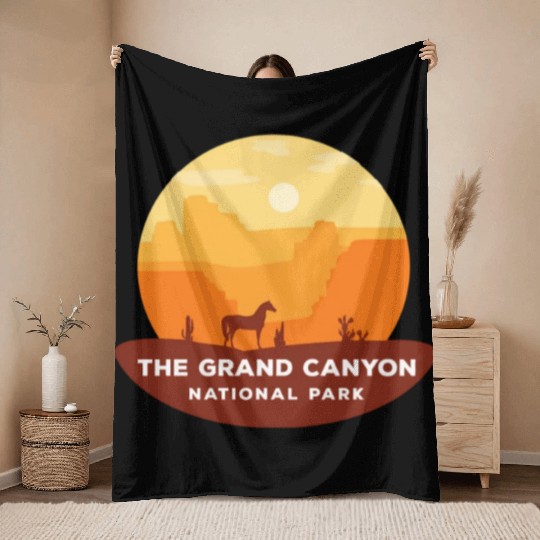 Grand Canyon National Park Arizonna - Throw Blankets