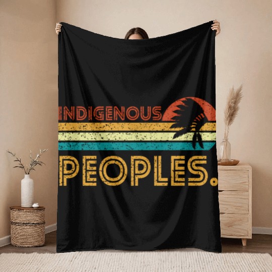 Indigenous Peoples Day Throw Blankets