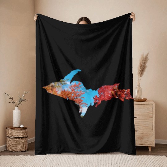 Fall / Yooper LIfe Throw Blankets