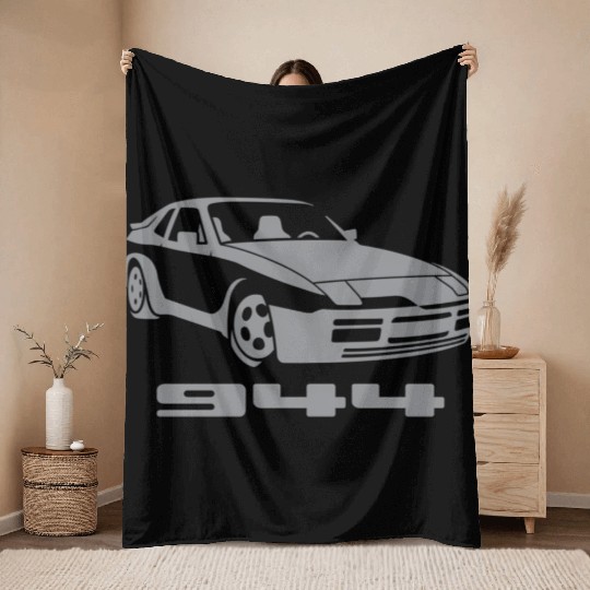 Hack Racing 944 944 Grey Small Throw Blankets