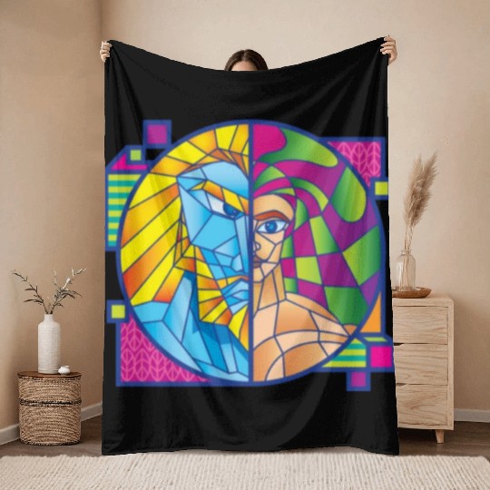 Zeus Son Throw Blankets