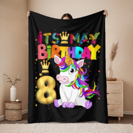 Uorn Party Animal 8Th Uorn Throw Blankets