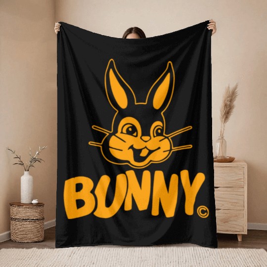 Bunny Rabbit Throw Blankets