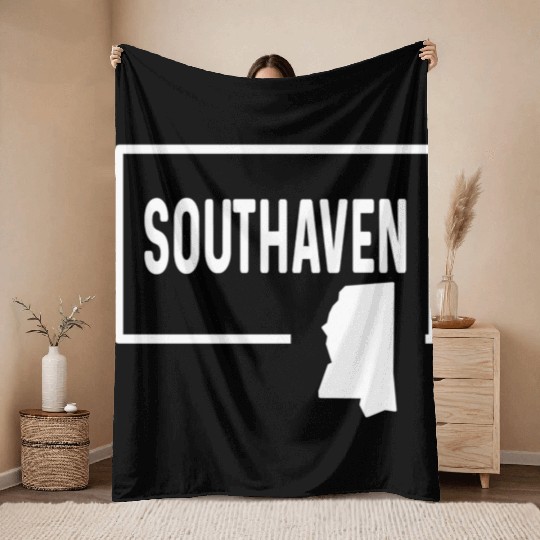 Southaven Mississippi Ms Home Hometown Vacation Throw Blankets