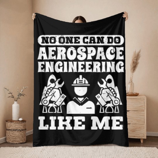 Aerospace engineering like me rocket scientist Throw Blankets