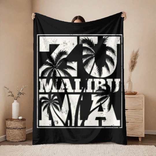 Malibu Us Resorts Designs Throw Blankets