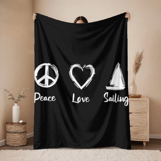 Sailor Life Throw Blankets