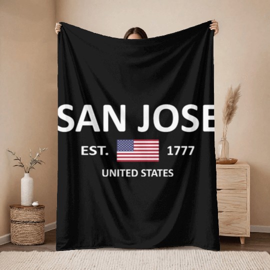 San Jose Throw Blankets