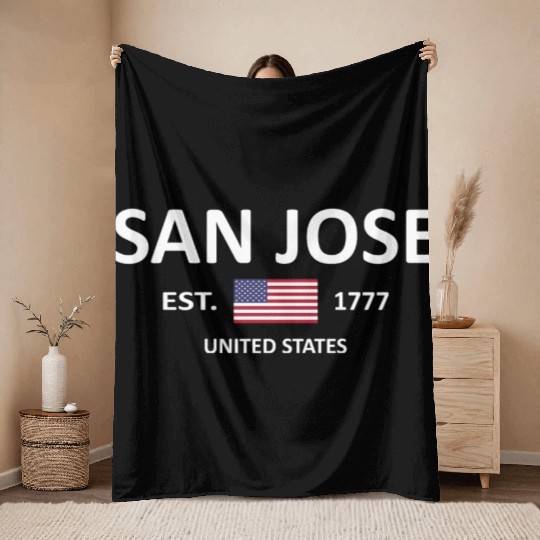 San Jose Throw Blankets