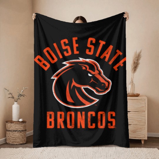 Boise State Bsu Broncos Throw Blankets