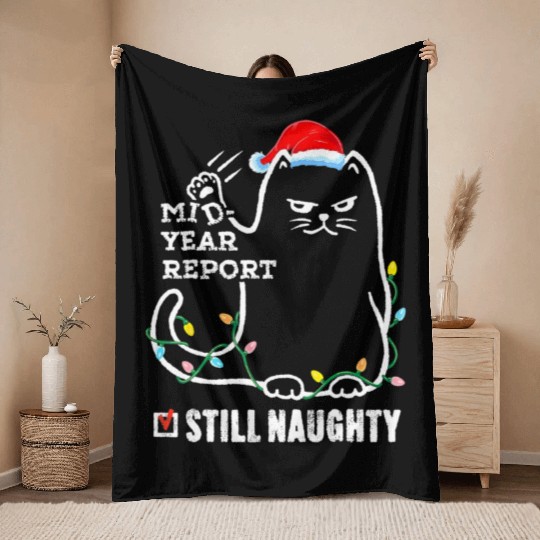 Cat Christmas In July Mid Year Report Still Throw Blankets