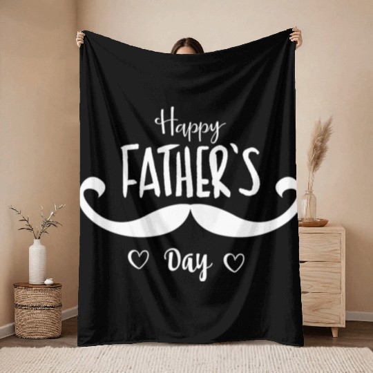 father's day Throw Blankets