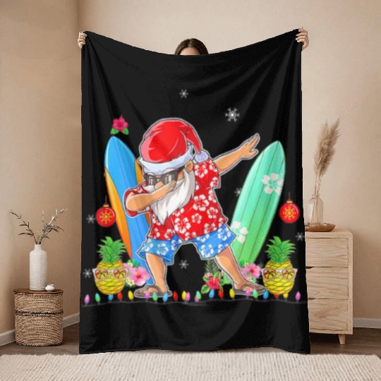 CHRISTMAS IN JULY Summer Xmas Decoration Throw Blankets