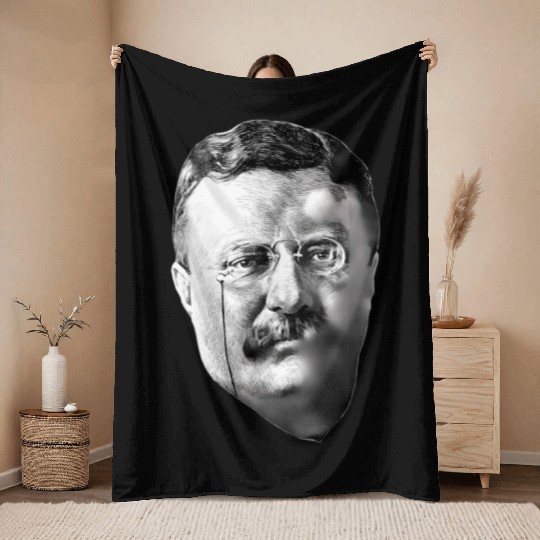 President Teddy Roosevelt Throw Blankets