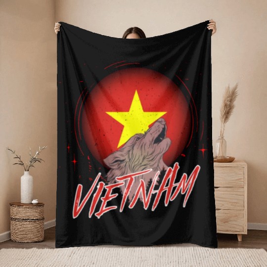 Vietnam Throw Blankets