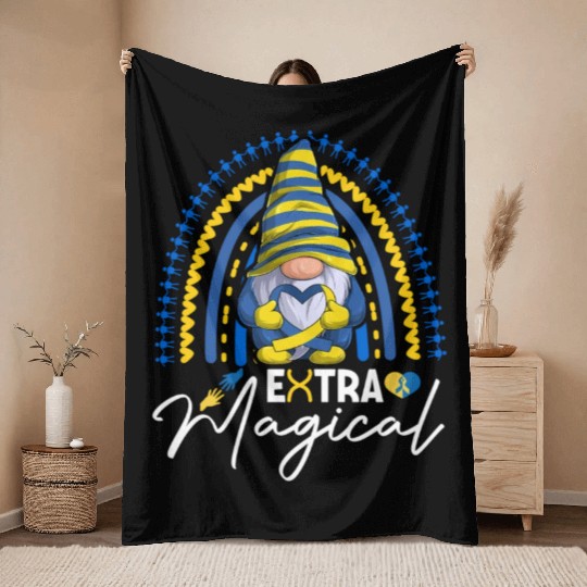 Down Syndrome Awareness Day March 21 Extra Magical Throw Blankets