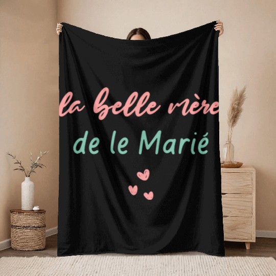 La Belle Mère De Le Marié Throw Blankets