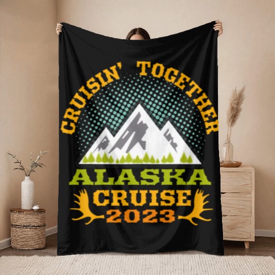 Alaa Cruise Wear 2023 Essential Family Vacation Throw Blankets