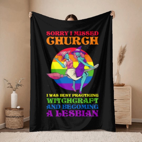 I Was Busy Practicing Witchcraft And Becoming Throw Blankets