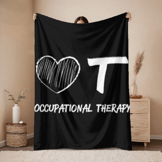 Occupational Therapist Occupational Therapy Throw Blankets