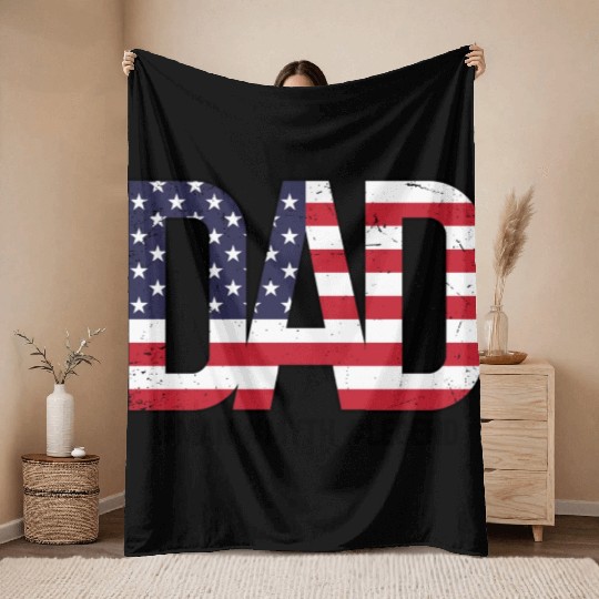 American dad Throw Blankets