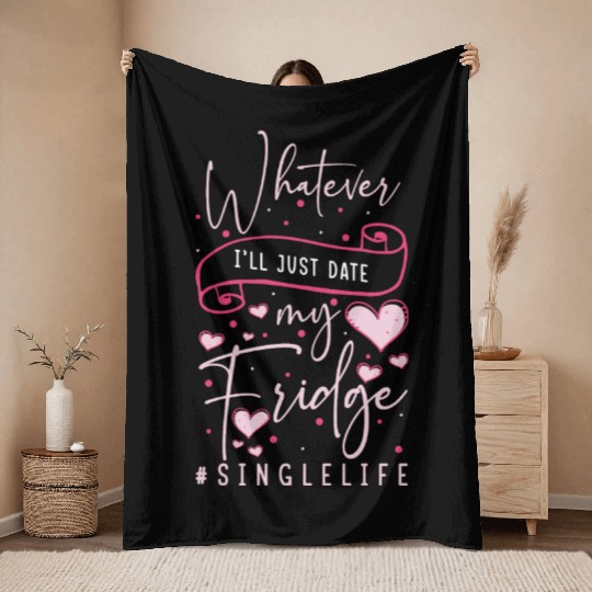 Solo Love Bachelorette Humor Throw Blankets