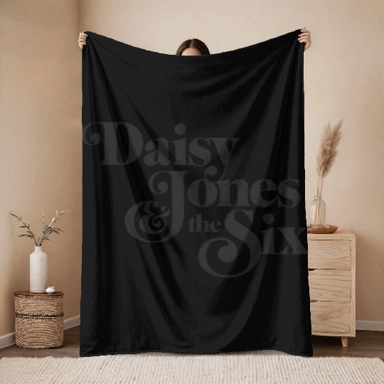 Daisy Jones The Six - Logo Throw Blankets