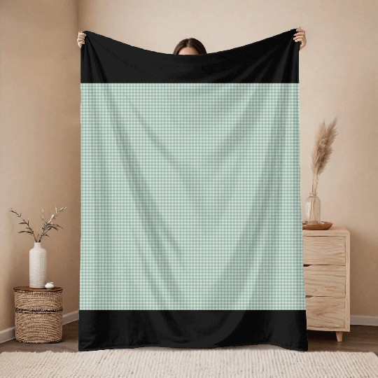 Teal Dots Pattern Throw Blankets
