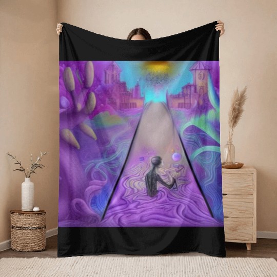 Psychedelic imagination Who am I, where am I? Throw Blankets