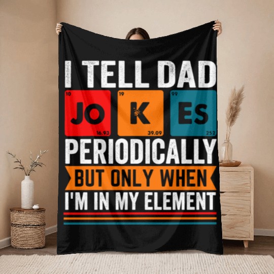 Father's Day is the best dad ever. Throw Blankets