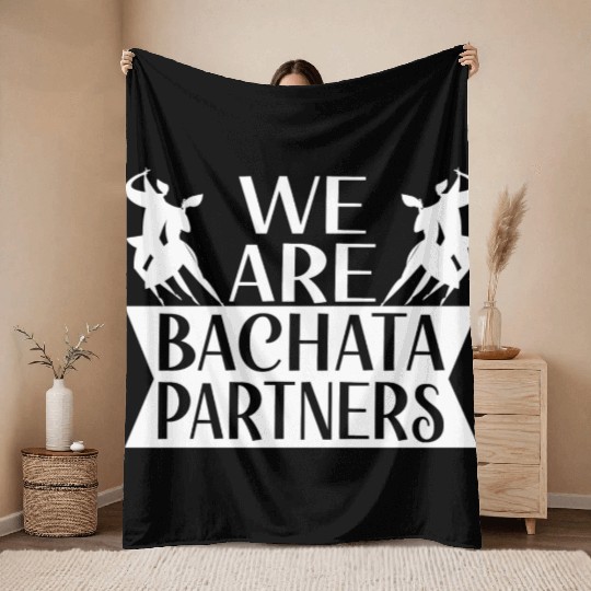 We Are Bachata Partners Dominican Dance Lessons Throw Blankets