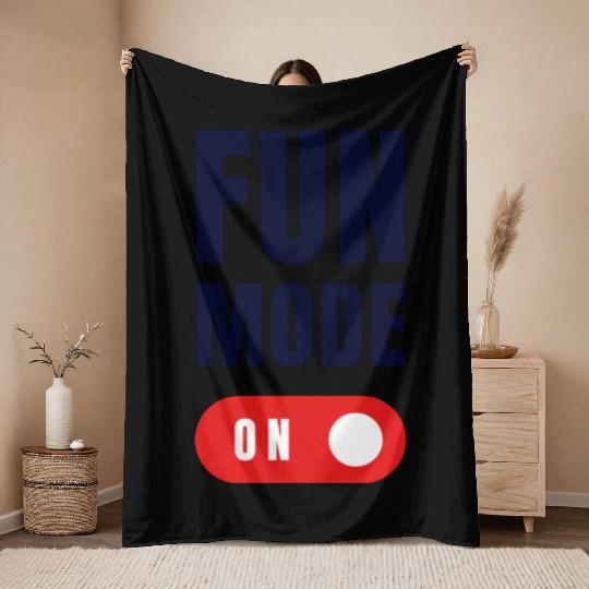 Black Colorful Dubai The Leading City in the World Throw Blankets