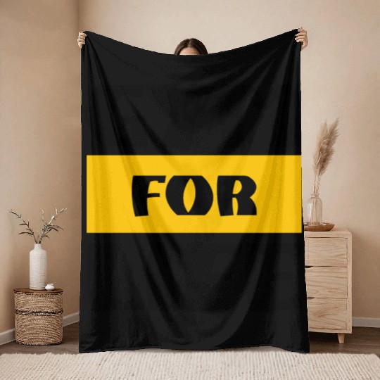 GYM FOR LIFE Throw Blankets