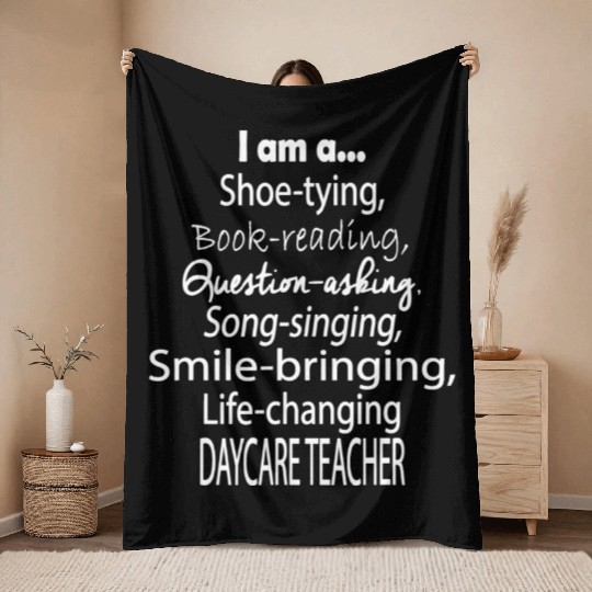 Daycare Teacher T Great For Daycare Teachers Throw Blankets