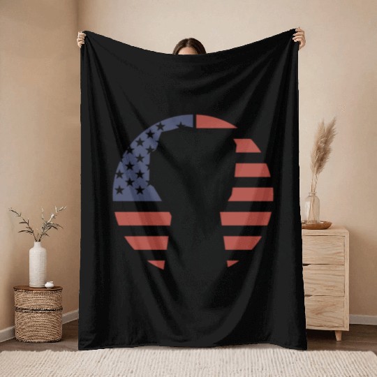 Black Power Stop Racism Throw Blankets
