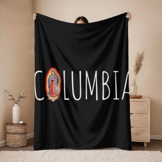 Our Lady Of Guadalupe Virgin Mary Throw Blankets