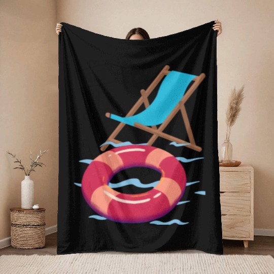 "Beach Vibes Throw Blankets: Embrace the Sun and Sand!"
