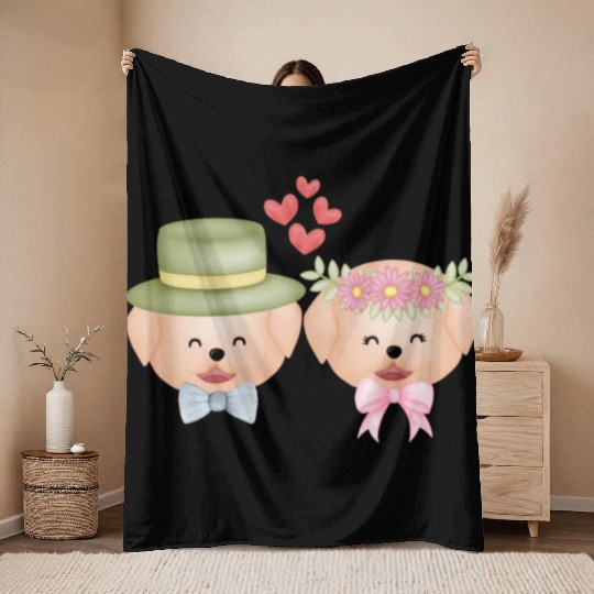 Dog Lovers Throw Blankets